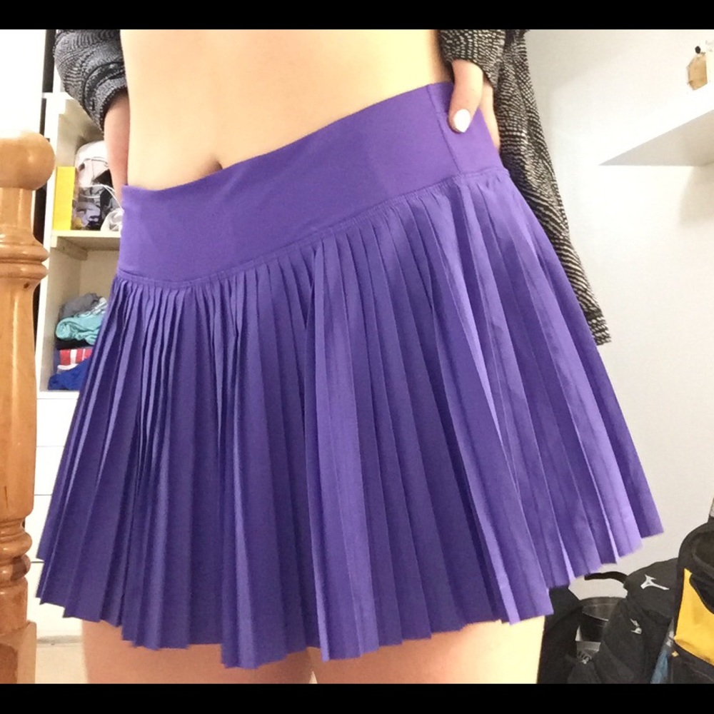 🍋PURPLE LULULEMON PLEAT TO STEET SKIRT || 🍋